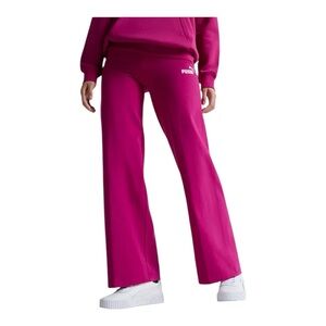 PUMA Women's Essentials Straight Leg Full-Length Pants size Large NWOT